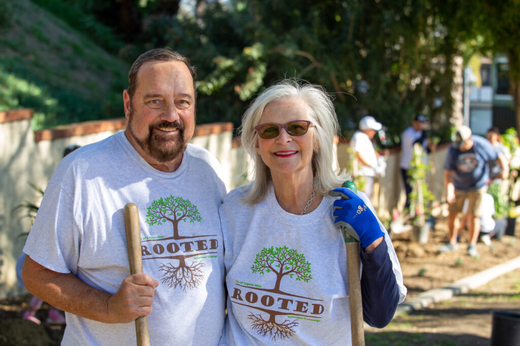 The Rooted Volunteer Campaign was created to provide a series of planting events to help beautify our community.